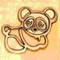 烙印模(熊貓)